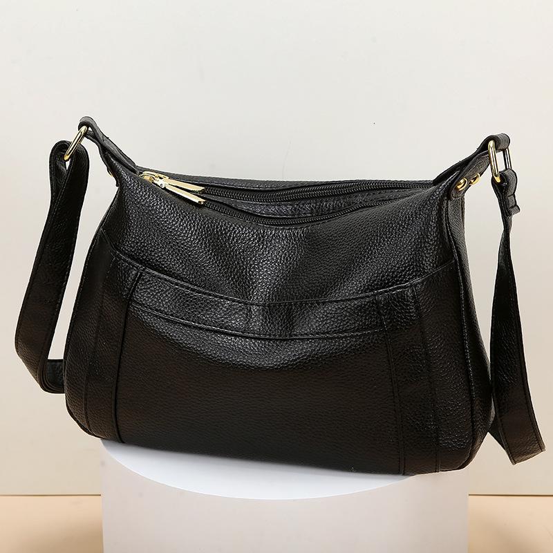 Genuine Leather Women s Crossbody Bag 2026: Versatile, Large Capacity, Single-Shoulder Design
