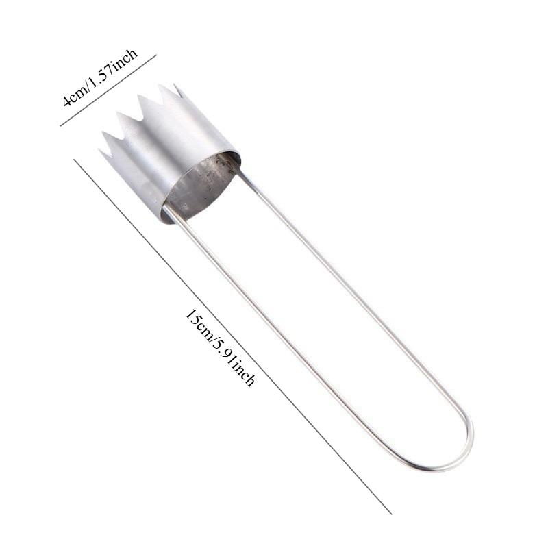 Tragbarer rostfreier 304 Edelstahl Kernentferner für Birnen und Äpfel Scharfer gezahnter Schneider Langlebiges Handwerkzeug für Gemüse