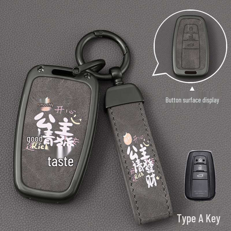 Key Cover for Toyota Camry, Corolla, RAV4, Highlander, CHR, and Asia Dragon Models