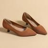 Fashion Women's Solid Color Flat Shoes Casual Fashion Breathable Non Slip Rubber Sole Pointed Non-Slip Comfortable Spring and Autumn