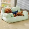 Cama de Verão Removível para Cães Mat Refrescante de Seda de Gelo para Animais de Estimação Sofá de Espuma para Dormir Canil para Filhotes Tecido Refrescante de Verão Cama para Cães Gatos Almofada para Animais de Estimação