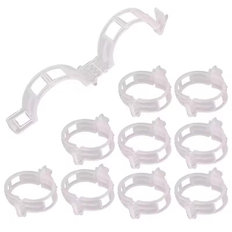 New 50/100 Pieces Of Plant Clips Support Reusable Plastic Connection Fixing Vines Protection Grafting Fixing Tools Home Supplies