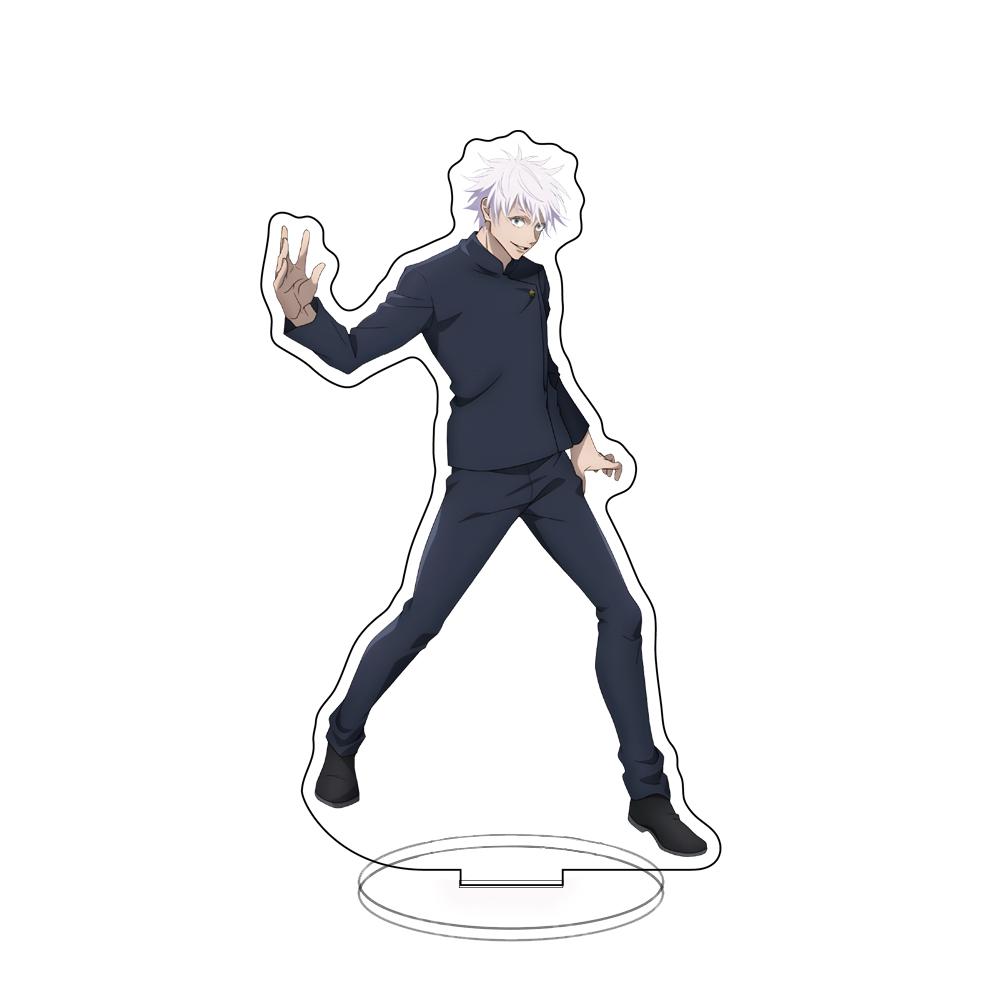 Anime Jujutsu Kaisen Stand Acrylic Cartoon Figure Itadori Yuji Fushiguro Megumi Gojo Satoru Nanami Kento Models Fans Gifts