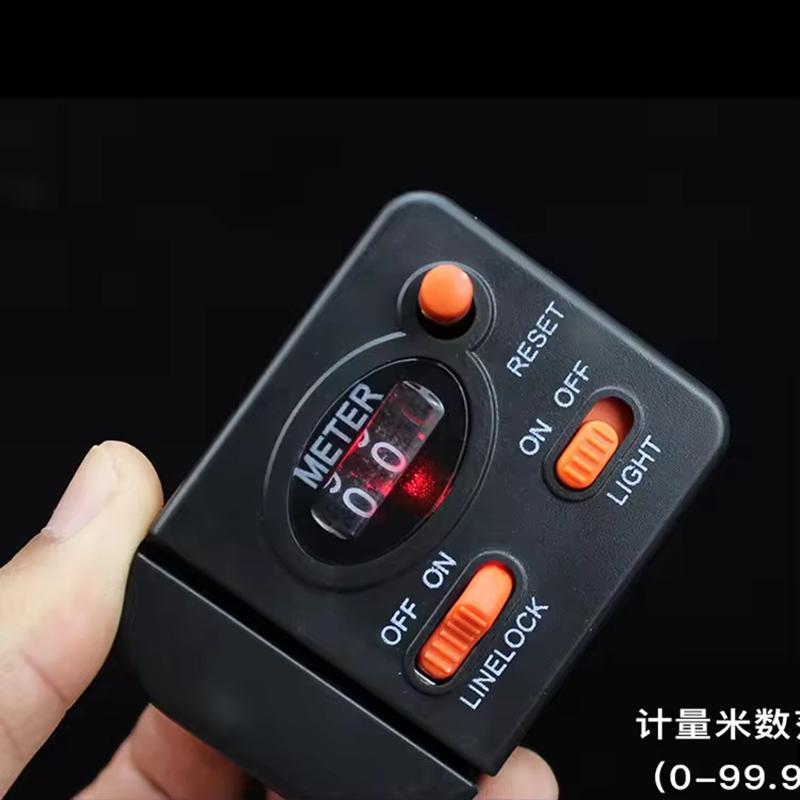 0-99.9M Pesca Full-featured Equipped With Light Professional Depth Finder Counter Fishing Tool Plastic Tackle