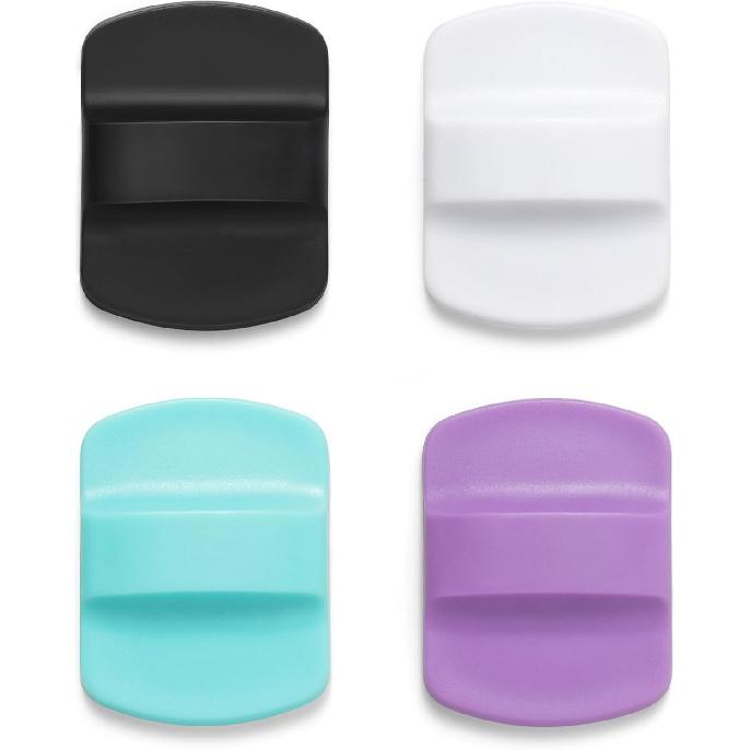 Магнитный слайдер для крышки YETI, Совместим с крышками YETI Rambler 8 унций, 10 унций, 14 унций, 16 унций, 20 унций, 24 унции, 30 унций(Черный, Белый, Цвет морской пены, Фиолетовый) 4 шт. Black, White, Seafoam, Pu