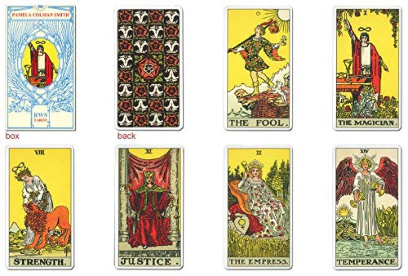 Pamela Coleman Smith RWS Tarot 78 with Japanese Commentary Cards, Cards, Rider-Waite Edition, "Pocket Manual"