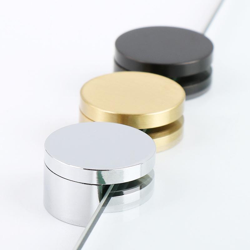 Clip Porta Specchio Cromato in Ferro con Molla per Specchi da Bagno