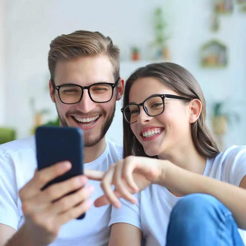 New Trending Blue Light Blocking Glasses for Men Women Gaming PC Matte Black Anti Ray Eyewear Transparent Fashion