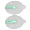 2Pcs Bowl Anti   Lid Mixer Bowl Cover Silicone Egg Whisk Splatter Guard Cover for Mixing Eggs Whipping Crm Frothing Milk