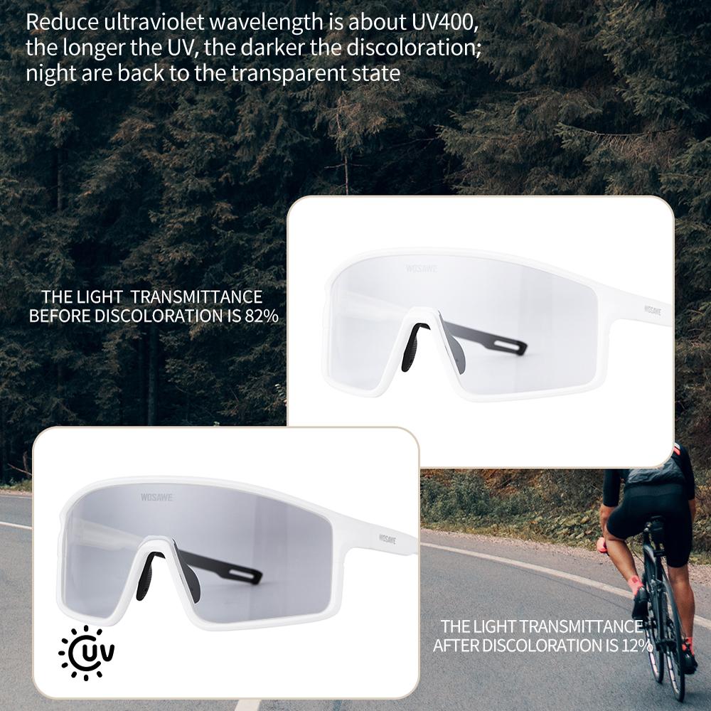 Polarizované cyklistické brýle WPSAWE Dazzle Color pro muže a ženy Venkovní sportovní cyklistické brýle s krátkozrakým rámem
