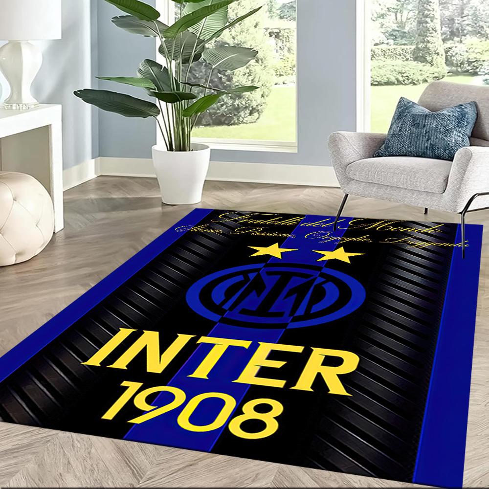 Inter Milan Floor Rug Office Rug Suitable For Hallway Dining Room Decorate Room Dormitory Antislip Carpet Office Home Decor