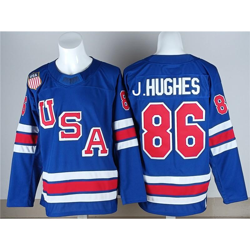 NHL Hockey Jersey USA Team Canada National Ice Uniform Cotton Sport Shirt Men