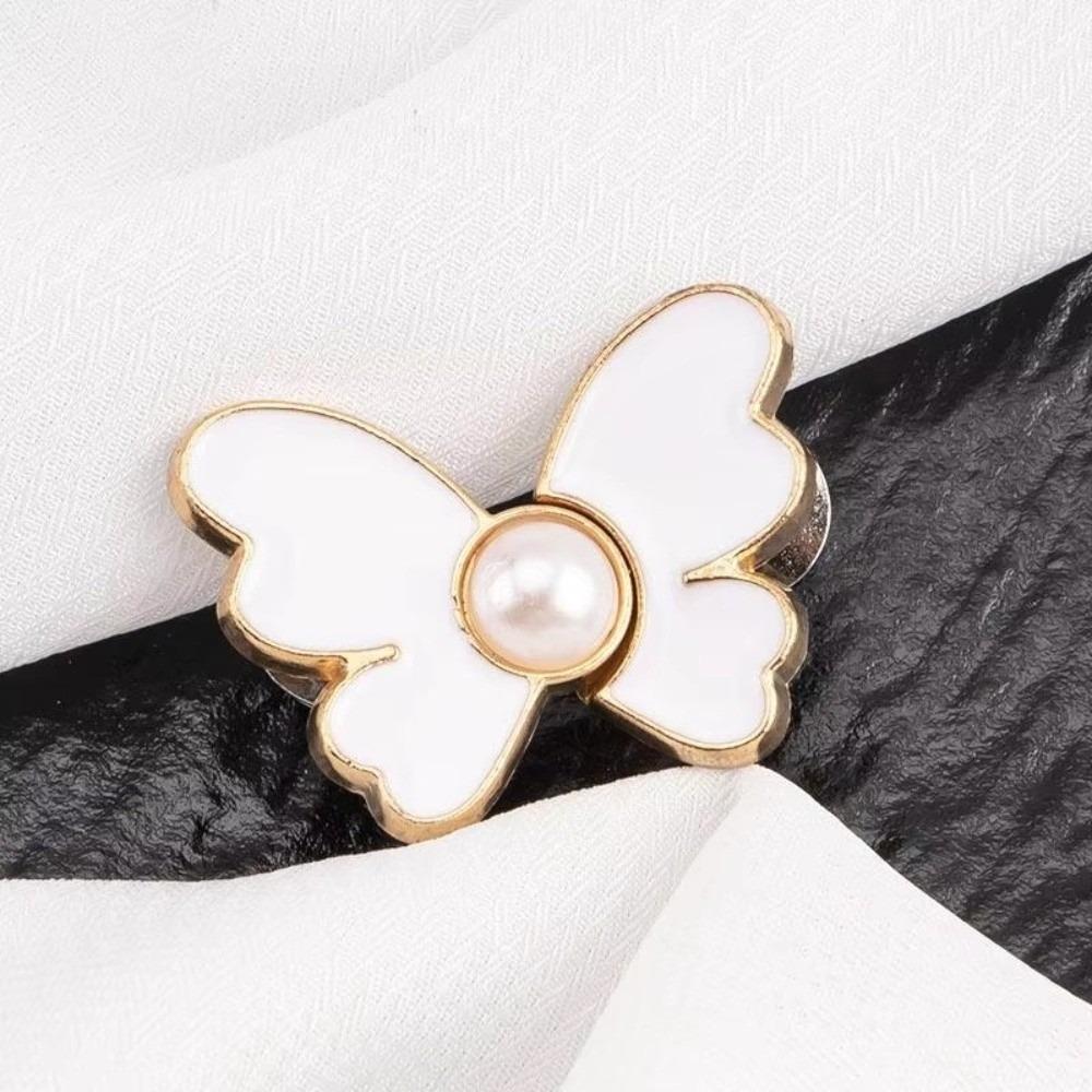 Adjustable Waist Buckle Butterfly Shape Pants Pins Waist Fastening Pins  Scarf Fastening