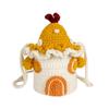 Cute Woolen Girl Bag With Phone Pocket For Daily Use And Street Style Fashion