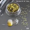 1 Box 3D Shiny Star Nail Art Sequins Star Glitter Sequins Flakes DIY Manicure Ornaments Nail Supplies