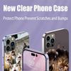 Kat Vakantie Telefoonhoesje Voor Iphone 17 Air 15 Pro 14 Plus 16 Pro Max 17E 16E 12 13 Mini 11 Cover Schattige Fundas