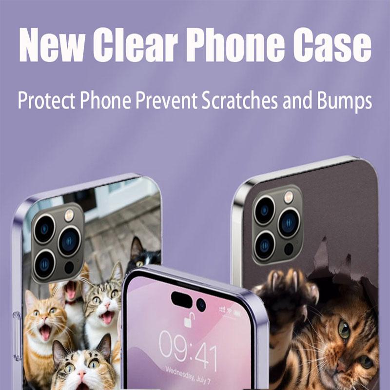 Kat Vakantie Telefoonhoesje Voor Iphone 17 Air 15 Pro 14 Plus 16 Pro Max 17E 16E 12 13 Mini 11 Cover Schattige Fundas