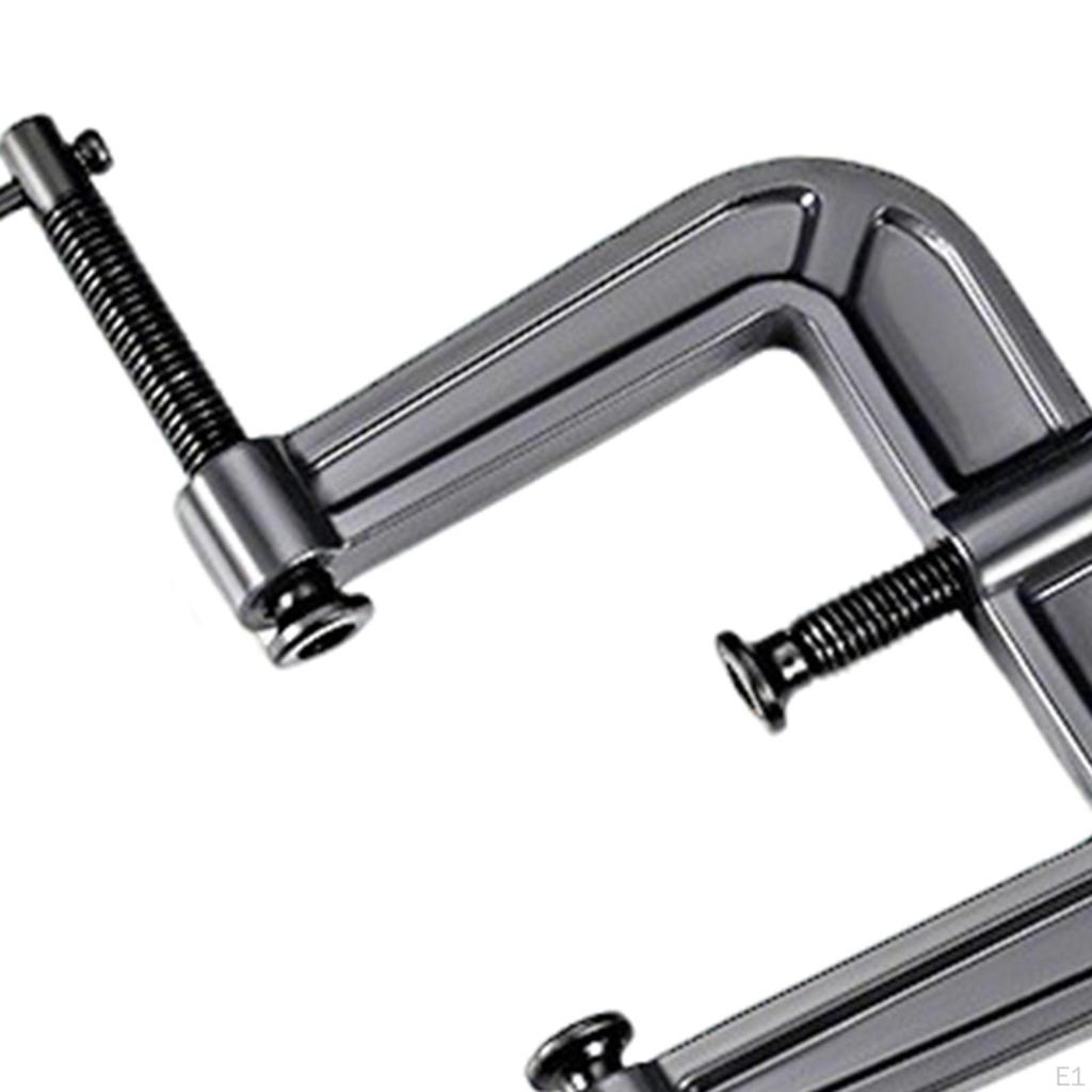 3 Way Edge Clamp Fixing Clip Black Installation Gadgets Woodworker Clamping Device Cast Iron Home