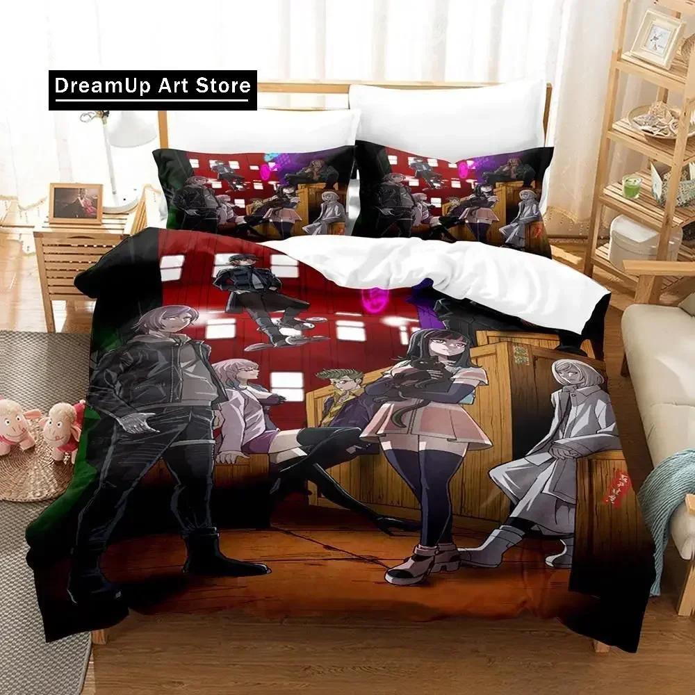 Akudama Drive Bedding Set Single Twin Full Queen King Size Bed Set Adult Kid Bedroom Duvet Cover Sets 3D Anime Bed Sheet Set