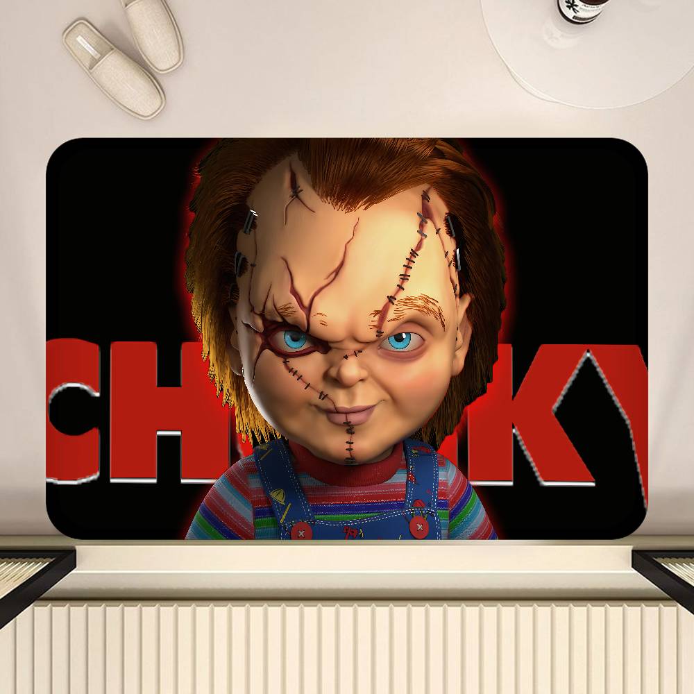 Classic Chucky Horror Movie Floor Mat INS Style Soft Bedroom Floor House Laundry Room Mat Anti-skid Household Carpets