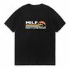 Milf Unisexe J'aime les Grenouilles Saying Drôle Grenouille Amphibien Amoureux Vintage Drôle T-shirt Unisexe T-shirt Unisexe Manches Courtes Coton T-shirt