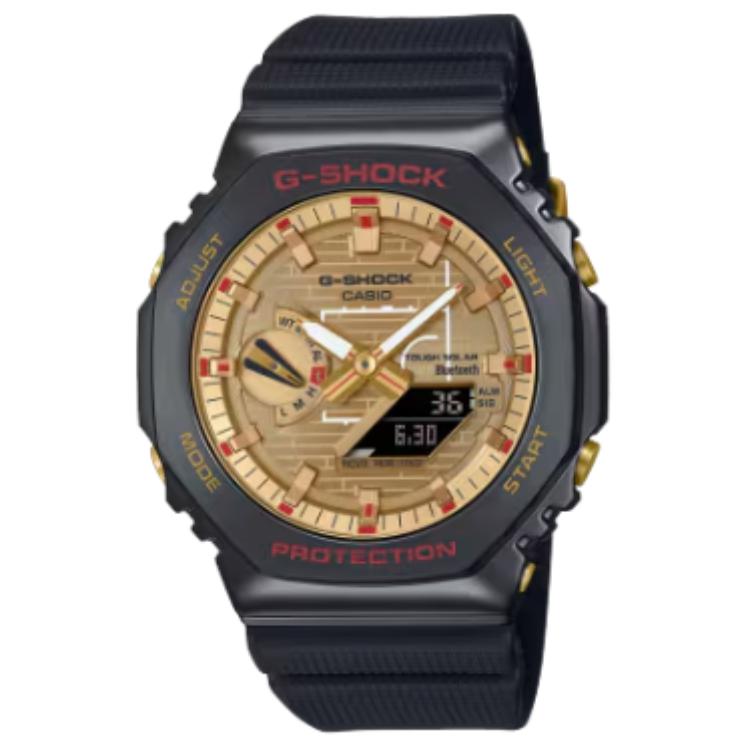 CASIO Men Gold Watch GBM-2100RH-1AJR Gold Dial
