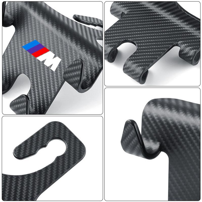 Car Seat Headrest Hook Universal Phone Holder Backseat Organizer For BMW M E34 E36 E60 E90 E46 E39 E70 F10 F20 F30 X5 X6 X1 M3 M5 M6 E71 F01 F02 F87
