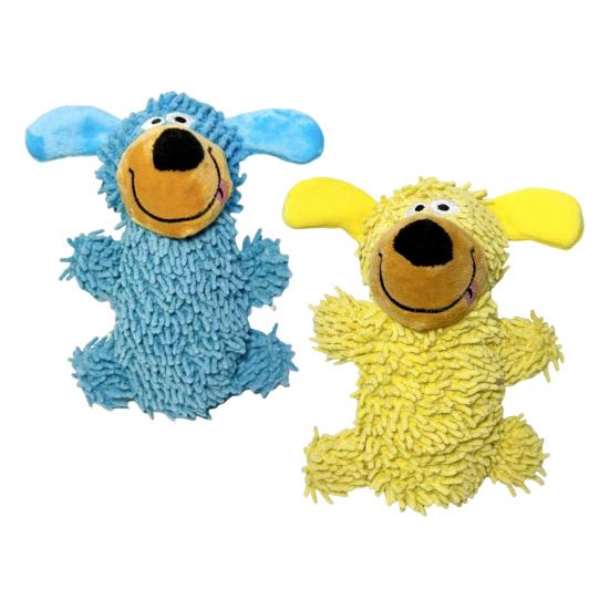 Piszcząca zabawka dla psa pluszowa wypchana mop zabawka do żucia dla psa interaktywna szczeniak ząbkujący