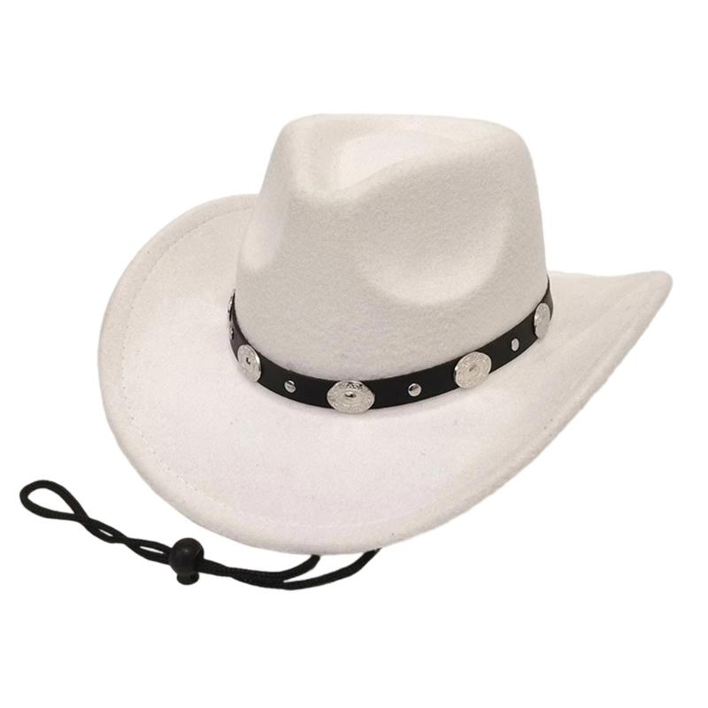 European Wool Rolled Design Unisex Sun Hat For Outdoor Travel