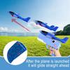 Dinosaur Airplane Launcher Toy Hand-Powered Glider with Soft Foam Aircraft Outdoor Flying Toy Fun Gift for Boys Girls