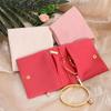 Velvet Jewellery Pouch Snap Zipper Bracelet Necklace Earrings Storage Bag Double Compartment Gift Packaging Bags For Women