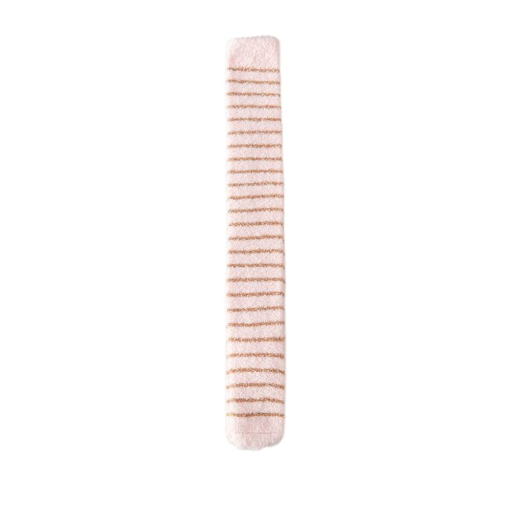 

Solid Color for JK Thigh High Stockings Apparel Accessories Women Stockings Home Sleeping Socks pink stripes