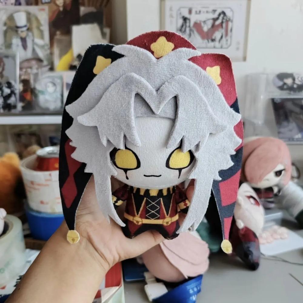 Stuffed 20cm Game Anime Freak Circus - Pierrot - Character Traits Printed Nunu Body Plush Doll Toy Soft Dress Up Cotton Kid Gift Printed Nunu Body
