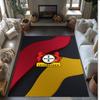 Bayer Leverkusen Fußball Print Kristall Samt Teppich, Bequemer Wasserabsorbierender Rutschfester Indoor Boden Teppich