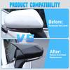 2X Rearview Mirror Cover Side Door Wing Mirror Cap Trim for Toyota Camry 9th 2024 2025 2026 ABS Glossy/Carbon Fiber Black