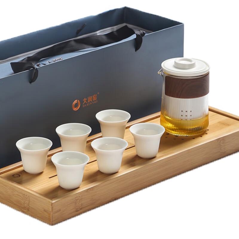 DARUNYAO Dandelion Home Tea Set with Tray