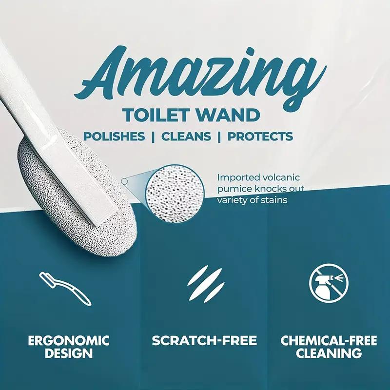1pcs Pumice Cleaning Stone with Handle Toilet Bowl Cleaner Seat Toilet Stain Removal Pumice Stone Brush Household Accessories