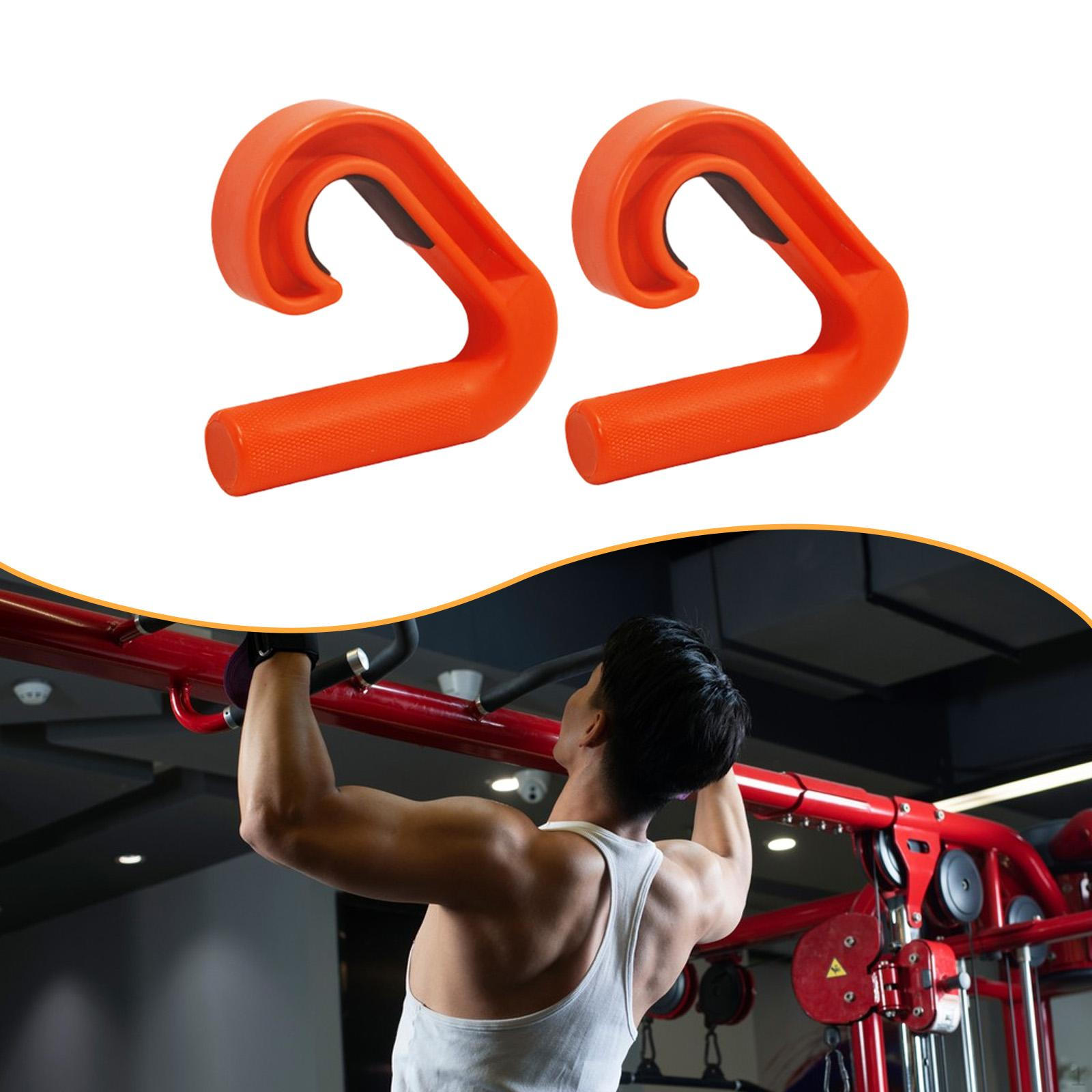 

Pull up Handles Exercise Machine Attachments Portable Anti Slip Hooks for Resistant Bands Row