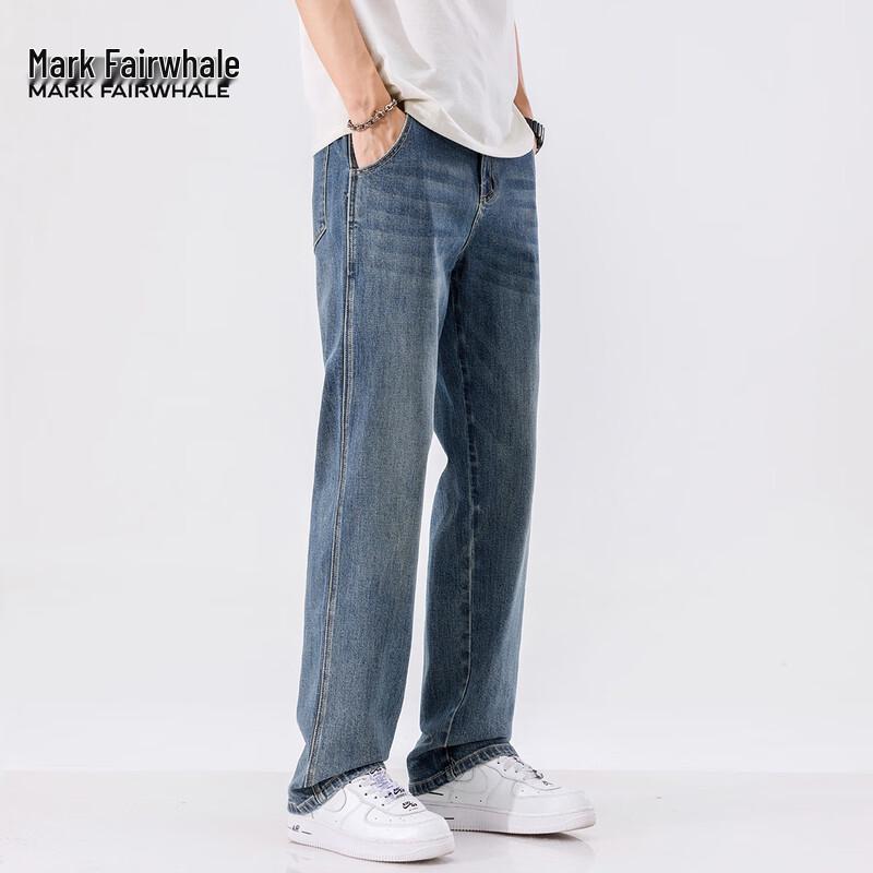 Mark Fairwhale Men's Loose Fit Straight-Leg Jeans