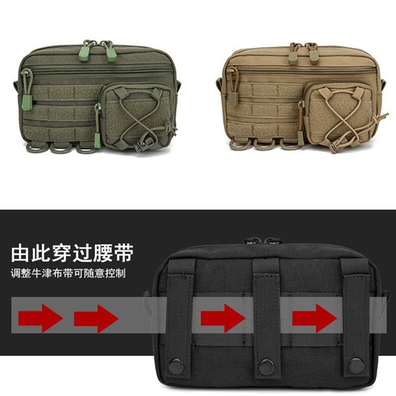 Borsetta EDC 1000D Organizer a Sistema Molle Tasche Multiple Borsetta Utility Custodia per Attrezzi Porta Telefono per Caccia all'Aperto Marsupio