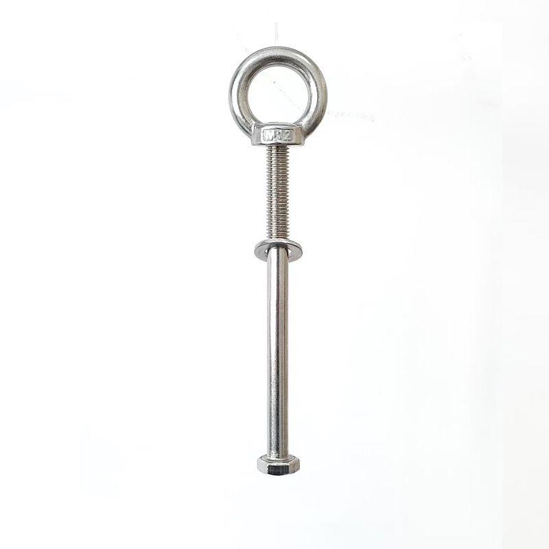 Stainless Steel Load-Bearing Eye Bolt for Wood Stake Beam Hook Drilling