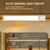 Under Cabinet Lighting Motion Sensor Closet Lamp 2200mAh USB Rechargeable Closet Lights Adhesive 3 Levels Dimmable Under Counter