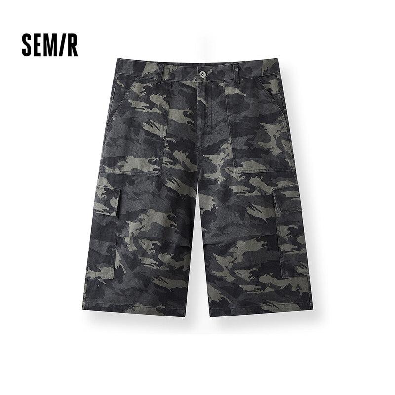 Semir Men s Cotton Cargo Seven-Point Shorts XS