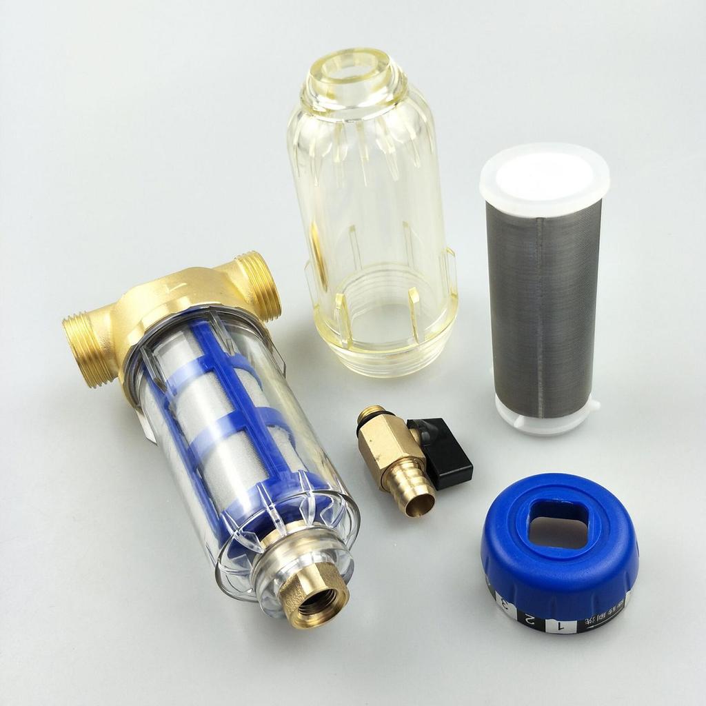 Whole House Water Pre Filter System 1inch 40 Micron for Kitchen Well Water