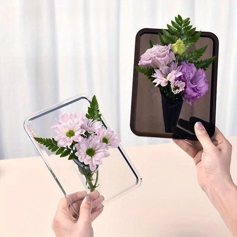 1Pc Light Luxury High-end Hydroponic Flower Arrangement Photo Frame Vase