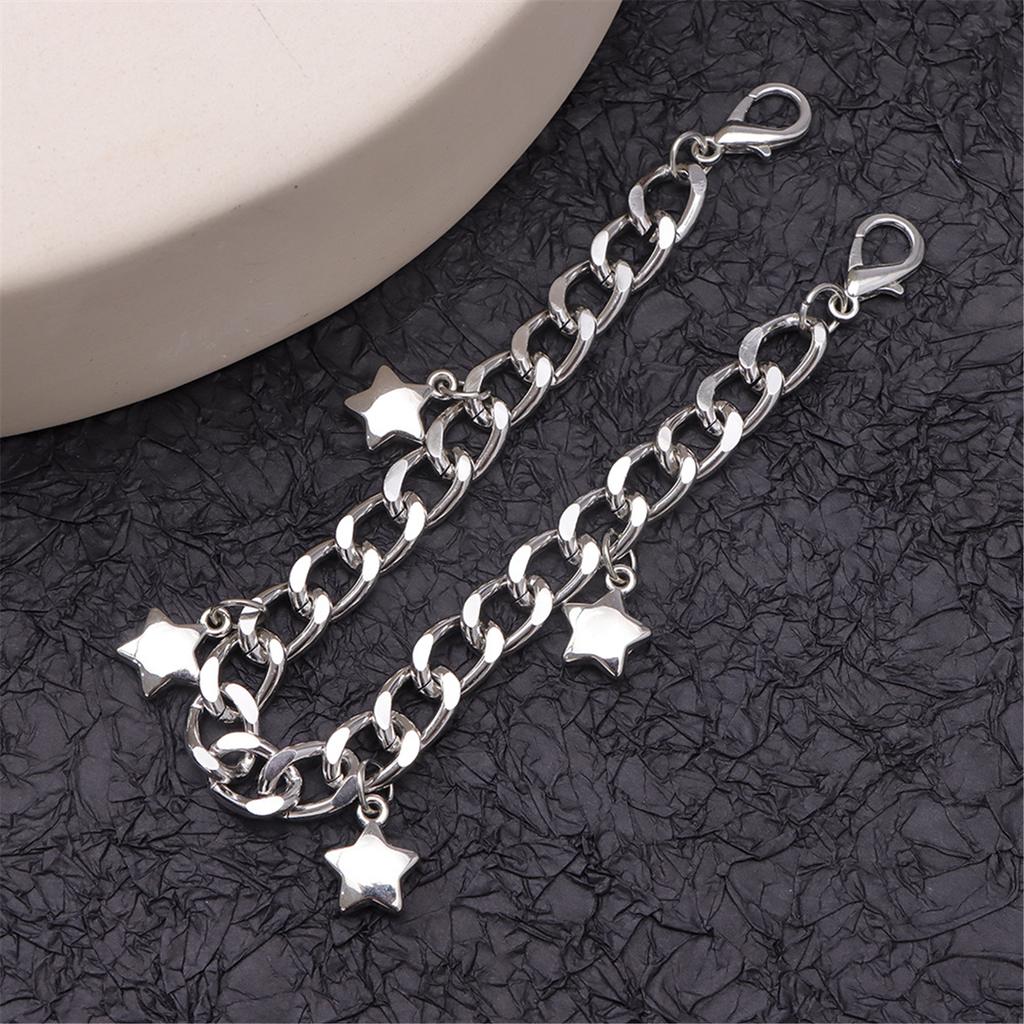 Delicate Boot Chain Punk Shoe Chain Boot Bracelet Unisex Trousers Chain Cool Aesthetic Chain for Daily Wear and Parties