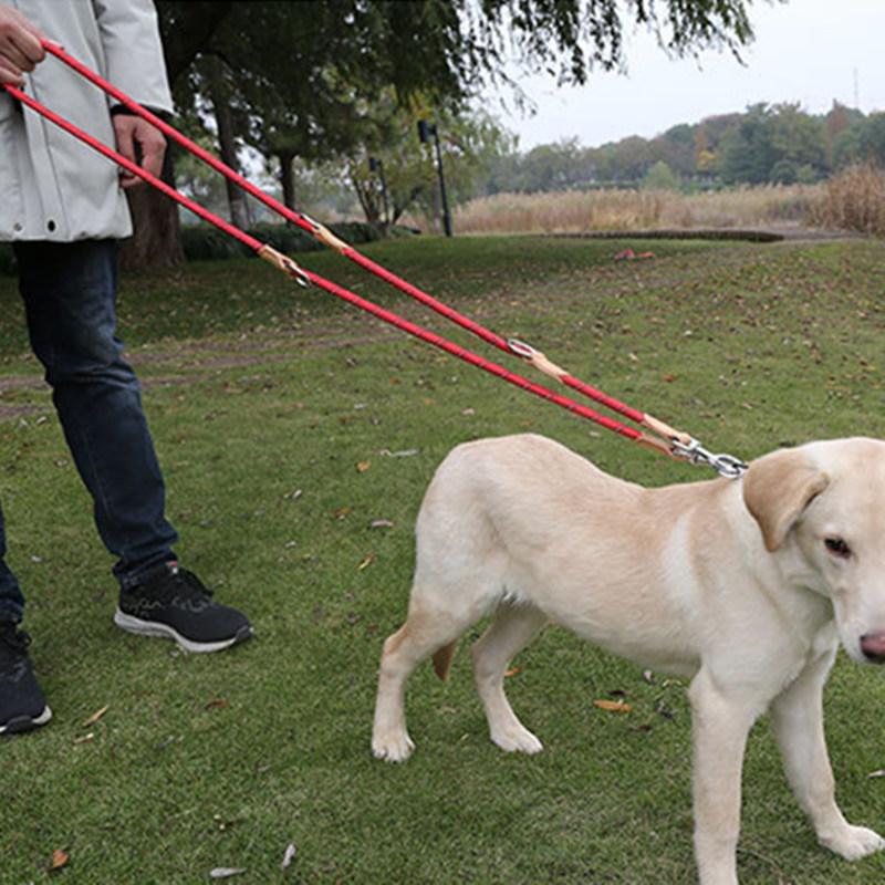 Dog Leashes Harness for Dog Walker Dogs Double Leash Hands Free Harness Dogs Walking Multifunctional Chain Pet Accessories Belt