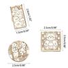 Cartoon Wax Stamp Replacement Head 11 Designs Round/Square/Rectangular for DIY Scrapbooking Card Making Sealing Envelope