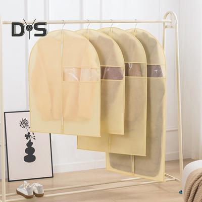 Kleidersack, staubdicht, mit transparentem Fenster, Reißverschluss, Schrank-Organizer, Kleidersack zum Aufhängen von Mänteln, Anzügen und Kleidern