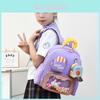 Letter Cartoon Childrens Nylon School Backpack For Kindergarten Kids